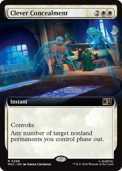 Image for Clever Concealment (Extended Art) (298) [Commander: Marvel Super Heroes] - Magic: The Gathering
