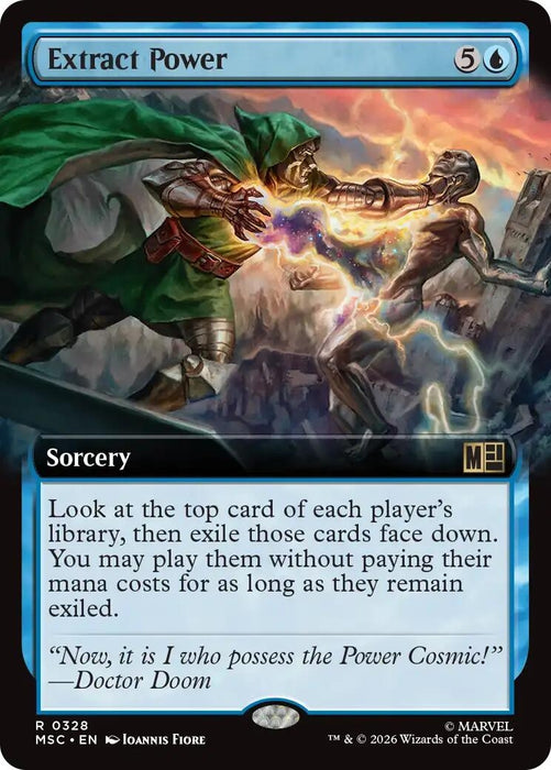 Image for Extract Power (Extended Art) (328) [Commander: Marvel Super Heroes] - Magic: The Gathering