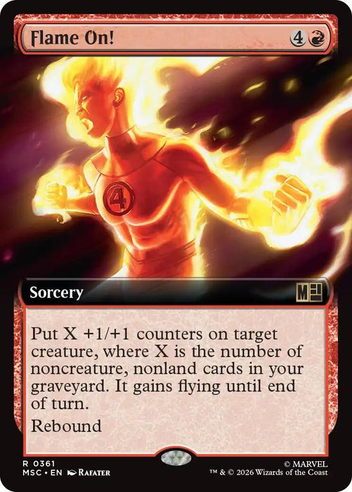 Image for Flame On! (Extended Art) (361) [Commander: Marvel Super Heroes] - Magic: The Gathering