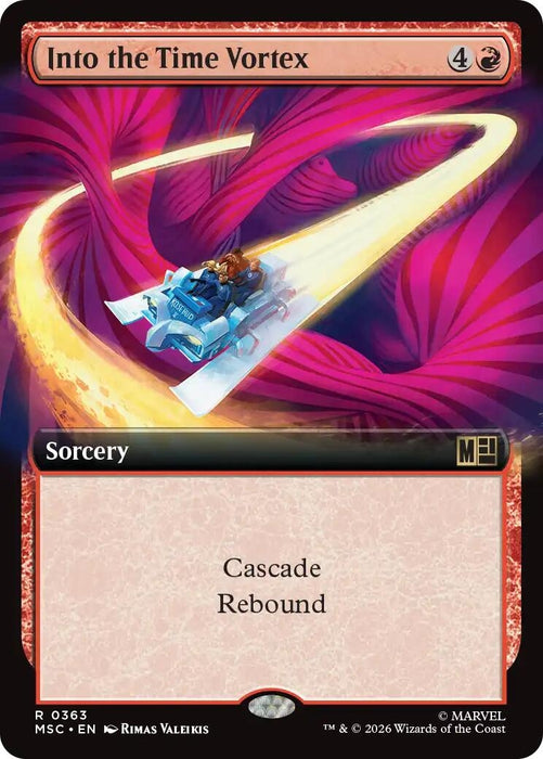 Image for Into the Time Vortex (Extended Art) (363) [Commander: Marvel Super Heroes] - Magic: The Gathering
