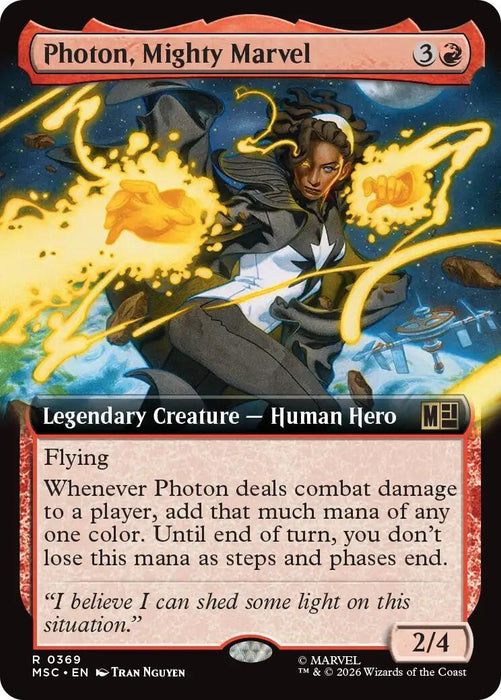 Image for Photon, Mighty Marvel (Extended Art) (369) [Commander: Marvel Super Heroes] - Magic: The Gathering