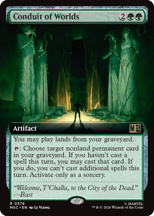 Image for Conduit of Worlds (Extended Art) (378) [Commander: Marvel Super Heroes] - Magic: The Gathering