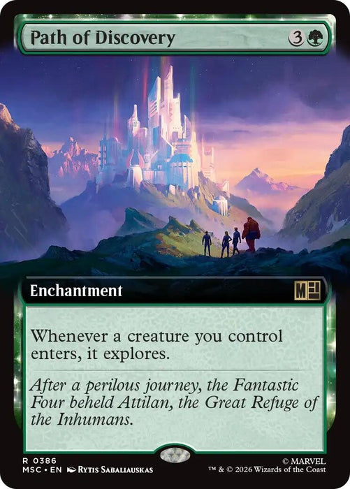 Image for Path of Discovery (Extended Art) (386) [Commander: Marvel Super Heroes] - Magic: The Gathering