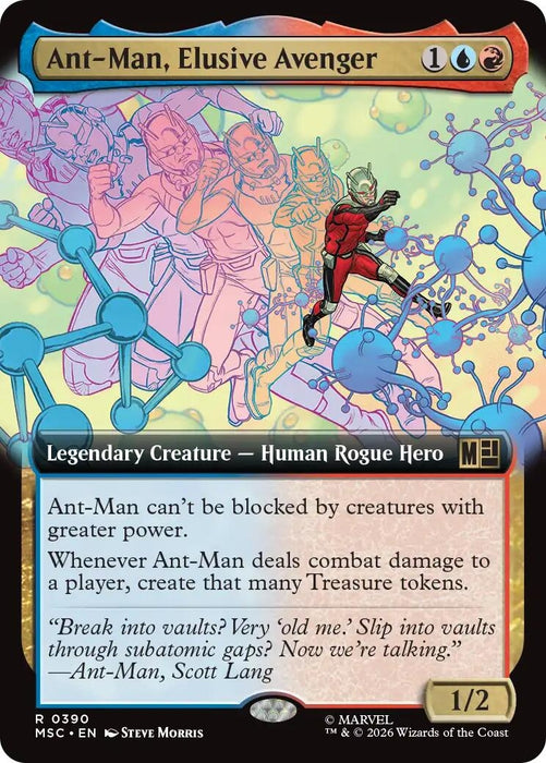 Image for Ant-Man, Elusive Avenger (Extended Art) (390) [Commander: Marvel Super Heroes] - Magic: The Gathering