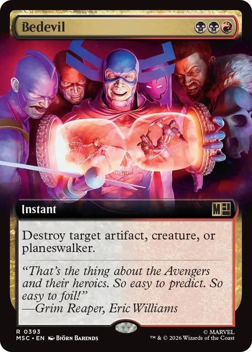 Image for Bedevil (Extended Art) (393) [Commander: Marvel Super Heroes] - Magic: The Gathering