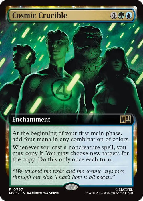 Image for Cosmic Crucible (Extended Art) (397) [Commander: Marvel Super Heroes] - Magic: The Gathering