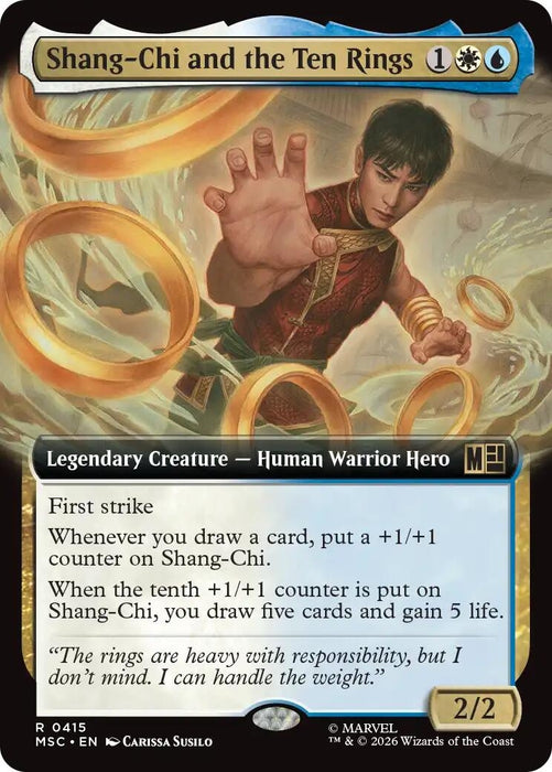 Image for Shang-Chi and the Ten Rings (Extended Art) (415) [Commander: Marvel Super Heroes] - Magic: The Gathering