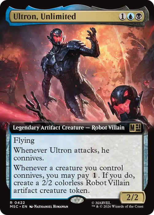Image for Ultron, Unlimited (Extended Art) (422) [Commander: Marvel Super Heroes] - Magic: The Gathering
