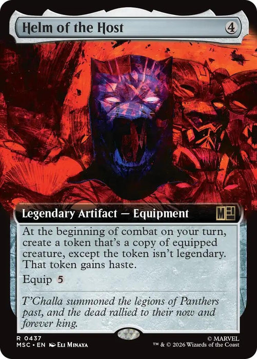 Image for Helm of the Host (Extended Art) (437) [Commander: Marvel Super Heroes] - Magic: The Gathering