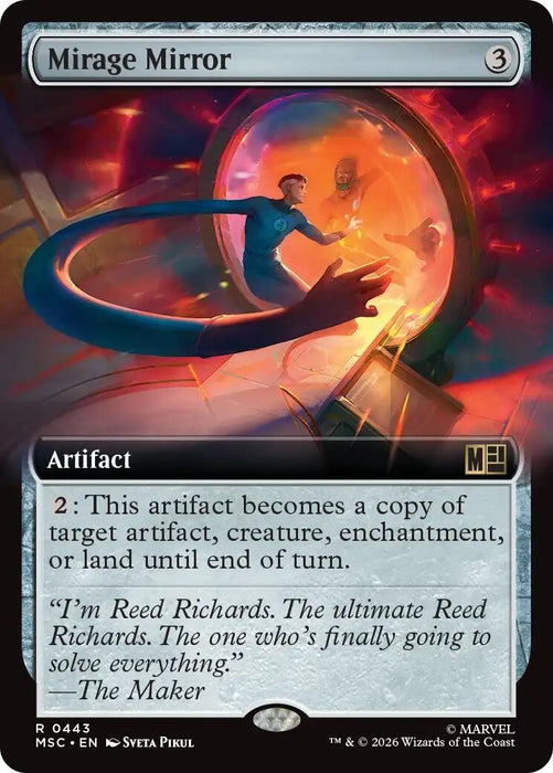 Image for Mirage Mirror (Extended Art) (443) [Commander: Marvel Super Heroes] - Magic: The Gathering