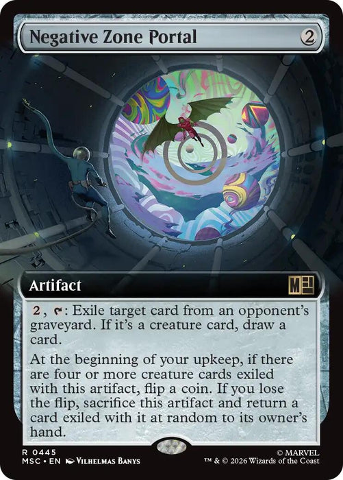 Image for Negative Zone Portal (Extended Art) (445) [Commander: Marvel Super Heroes] - Magic: The Gathering