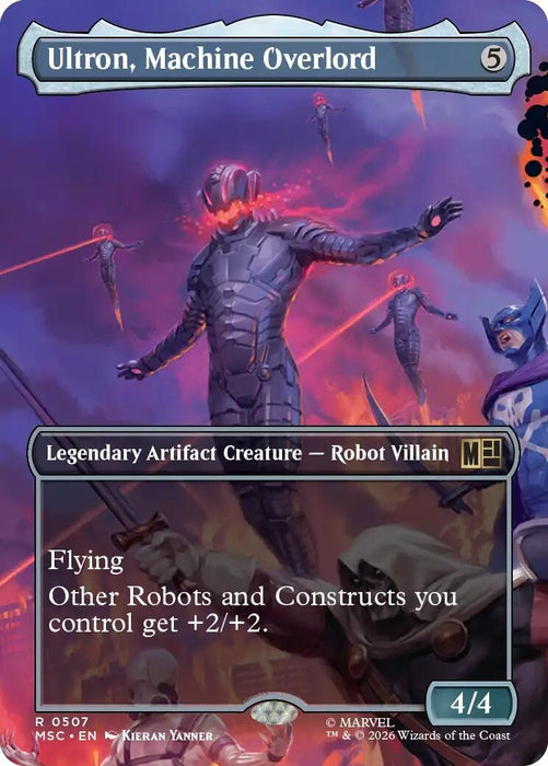 Image for Ultron, Machine Overlord (Borderless) (507) [Commander: Marvel Super Heroes] - Magic: The Gathering