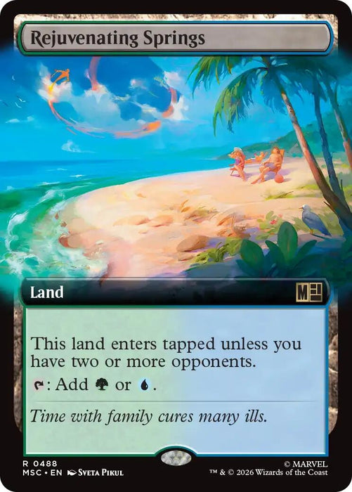 Image for Rejuvenating Springs (Extended Art) (488) [Commander: Marvel Super Heroes] - Magic: The Gathering