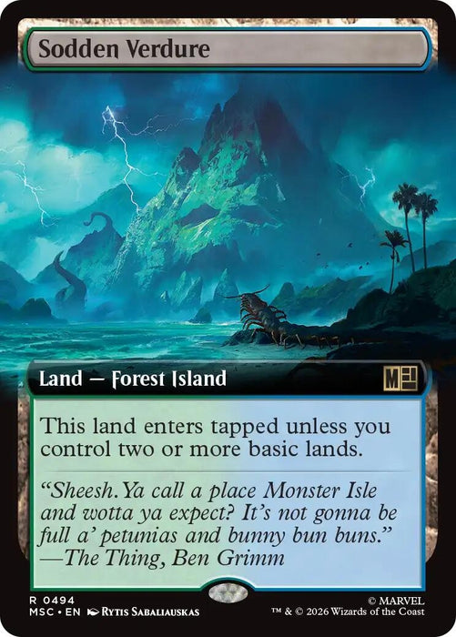 Image for Sodden Verdure (Extended Art) (494) [Commander: Marvel Super Heroes] - Magic: The Gathering