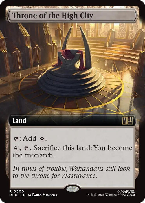Image for Throne of the High City (Extended Art) (500) [Commander: Marvel Super Heroes] - Magic: The Gathering