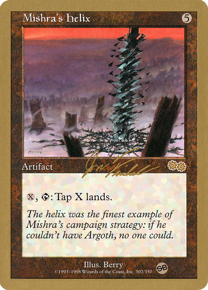Mishra's Helix - 2000 Jon Finkel (USG) (SB) [World Championship Decks]