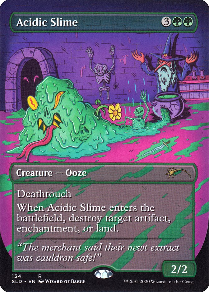 Acidic Slime (134) [Secret Lair Drop Series]
