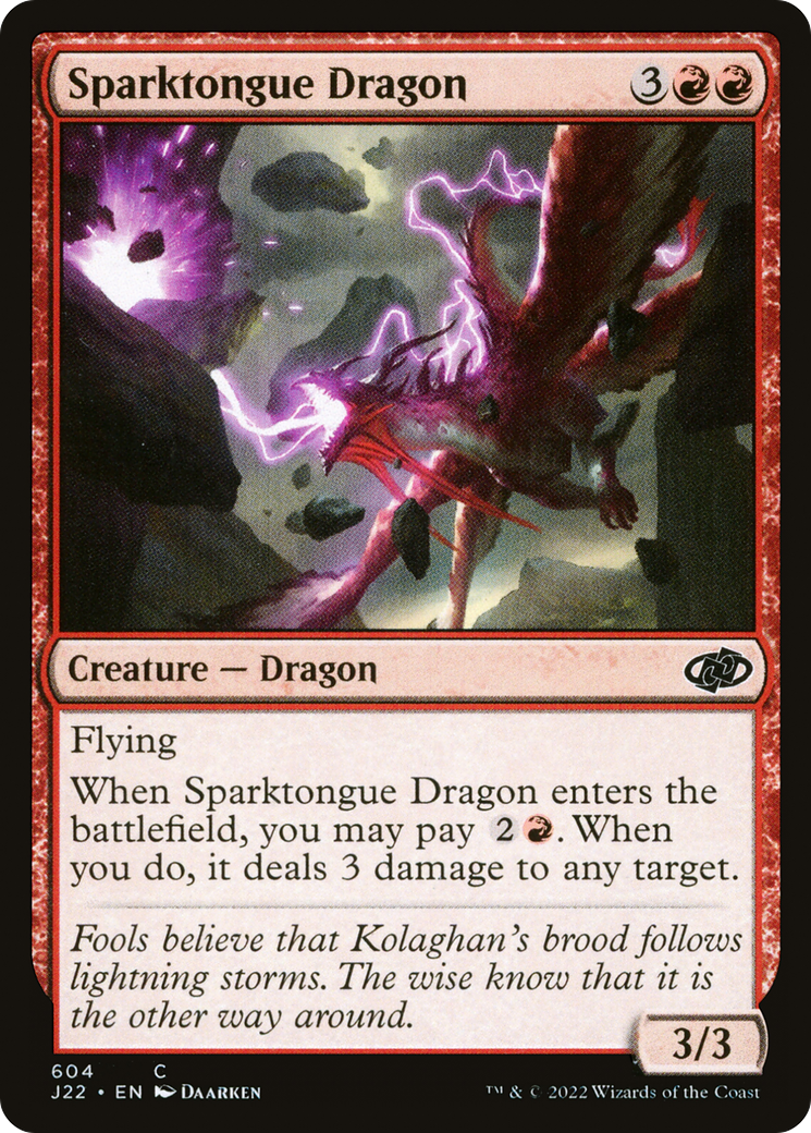 Sparktongue Dragon (604) [Jumpstart 2022]