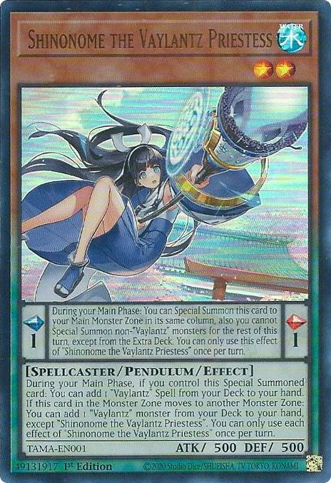 Shinonome the Vaylantz Priestess (TAMA-EN001) [Tactical Masters]