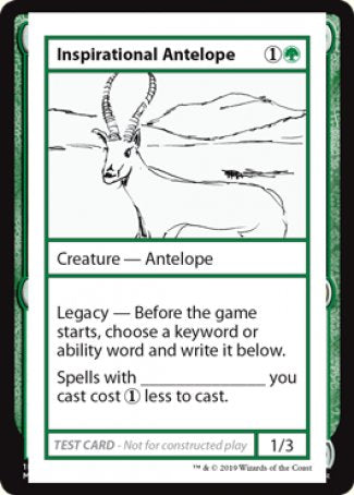 Inspirational Antelope (No PW Symbol) [Mystery Booster: Convention Edition Exclusives]