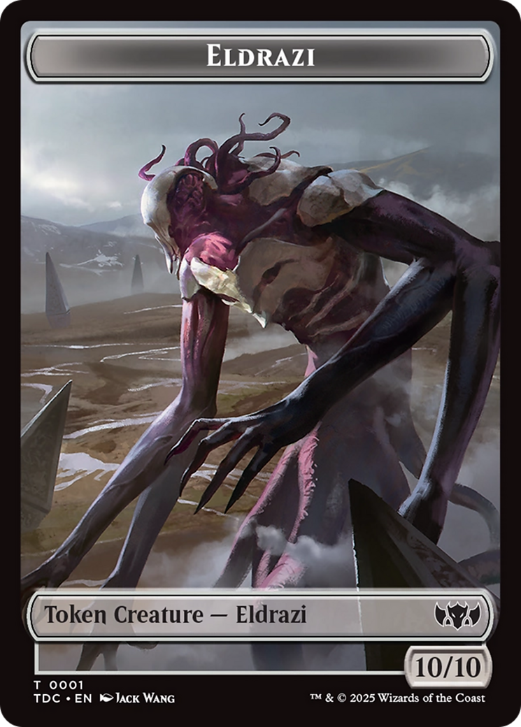 Eldrazi // Citizen Double-Sided Token (1 // 26) [Commander: Tarkir: Dragonstorm]