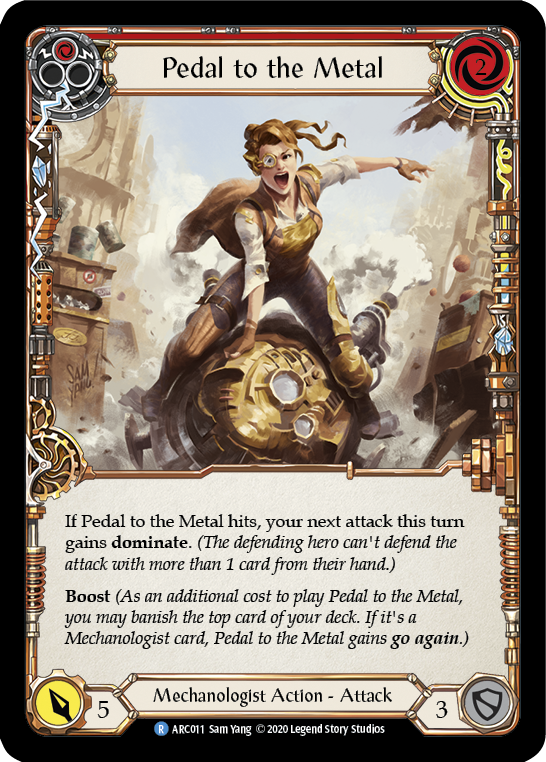 Pedal to the Metal (Red) (ARC011) [Arcane Rising]