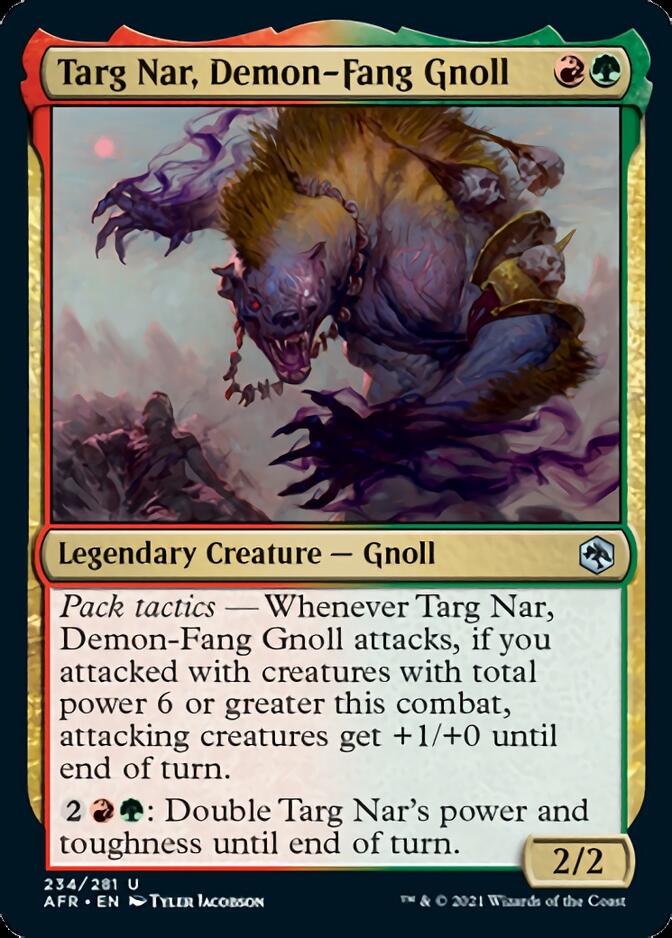 Targ Nar, Demon-Fang Gnoll (234) [Adventures in the Forgotten Realms]
