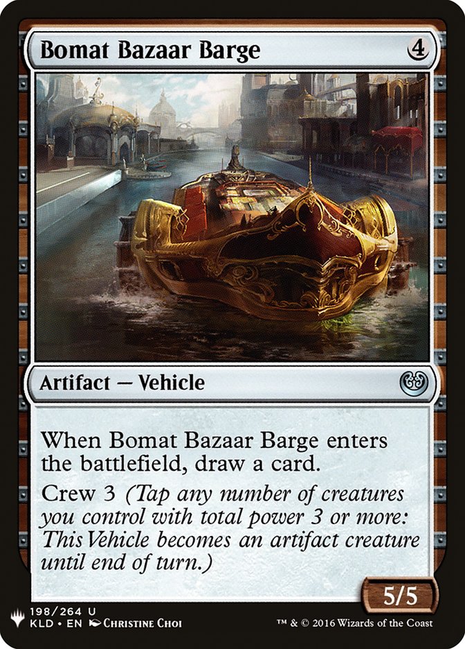 Bomat Bazaar Barge (198) [The List Reprints]