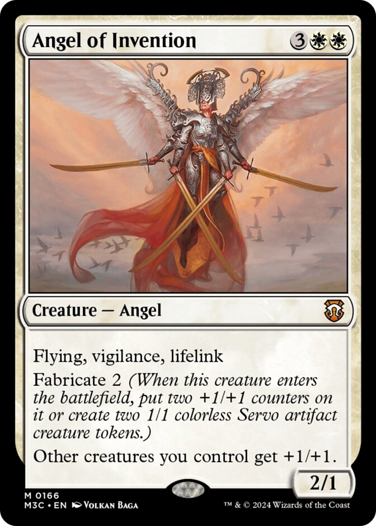 Angel of Invention (Ripple Foil) (166) [Commander: Modern Horizons 3]