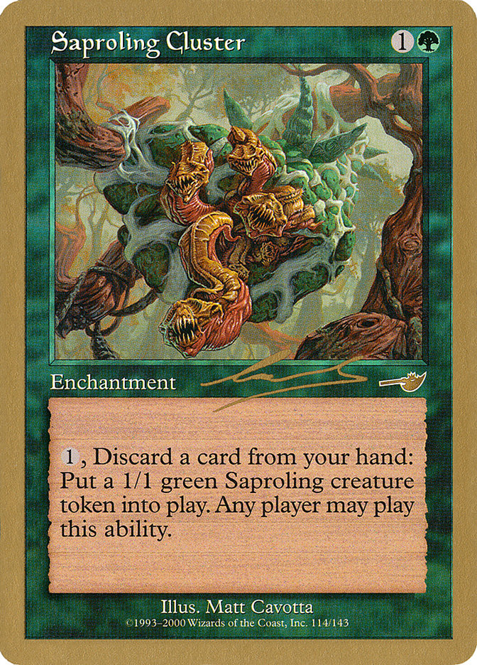 Saproling Cluster - 2000 Nicolas Labarre (NMS) [World Championship Decks]