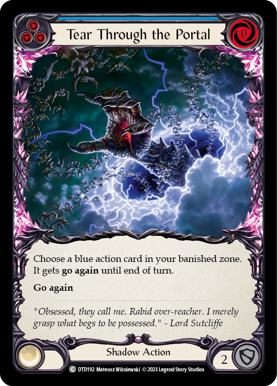 Tear Through the Portal (Blue) (DTD192) [Dusk till Dawn]