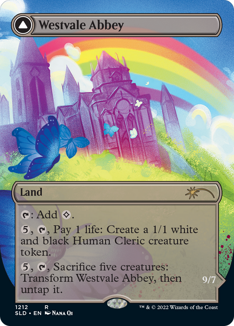 Westvale Abbey (Display Commander) - Thick Stock (1212) [Secret Lair Drop Series]