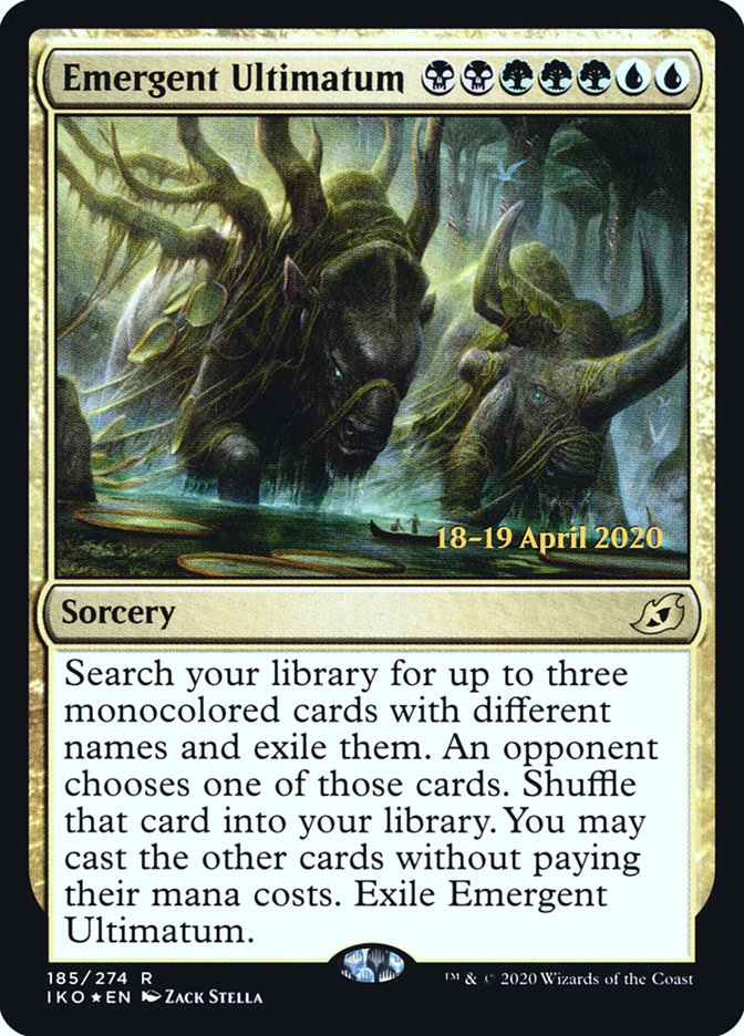 Emergent Ultimatum (185) [Prerelease Cards]