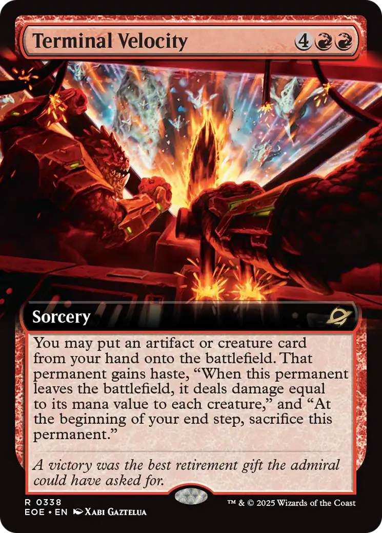 Terminal Velocity (Extended Art) (338) [Edge of Eternities]