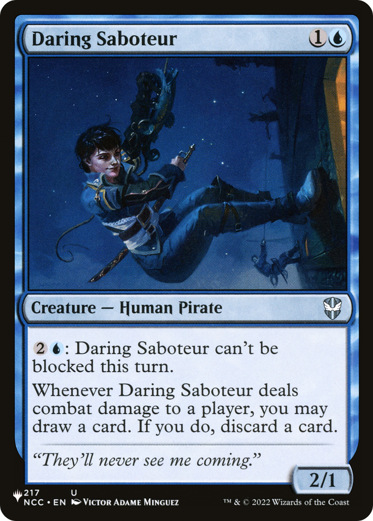 Daring Saboteur (217/093) [The List Reprints]