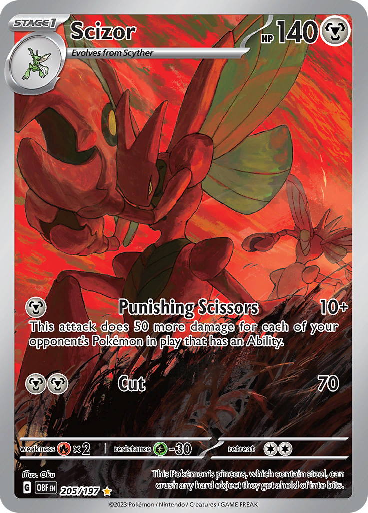 Scizor (205/197) [SV03: Obsidian Flames]