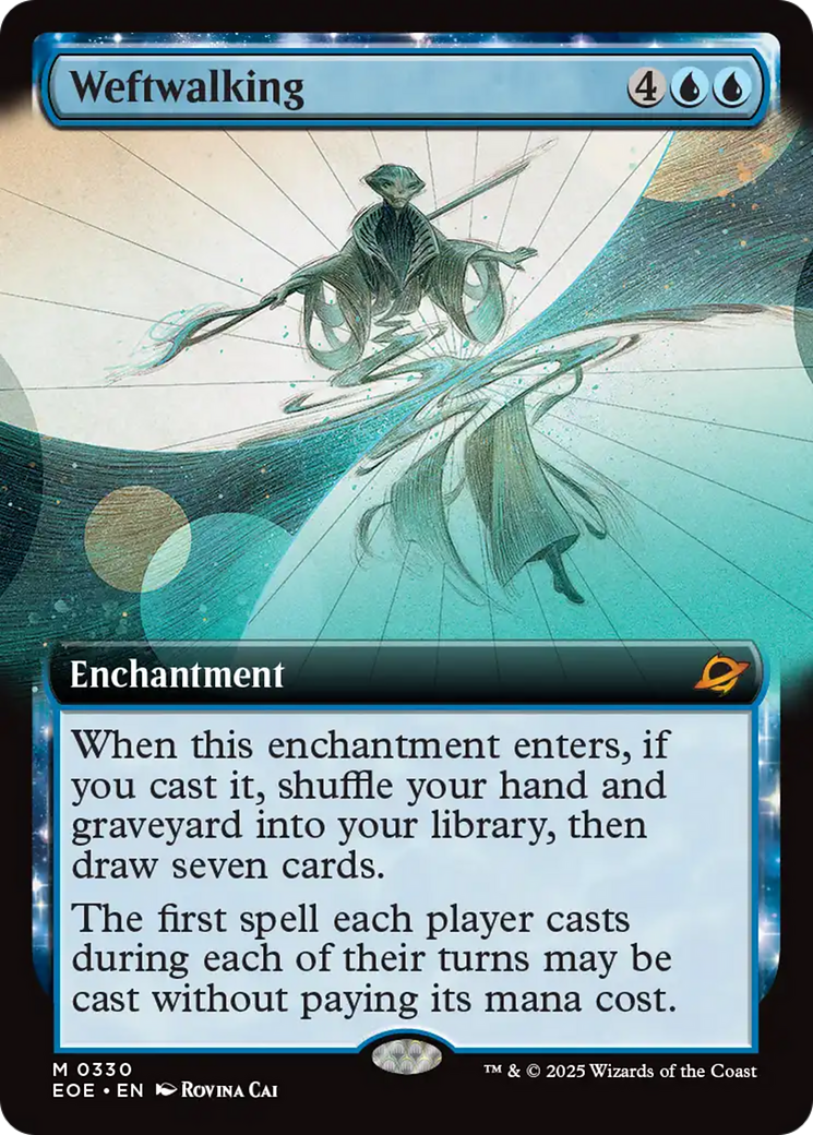 Weftwalking (Extended Art) (330) [Edge of Eternities]