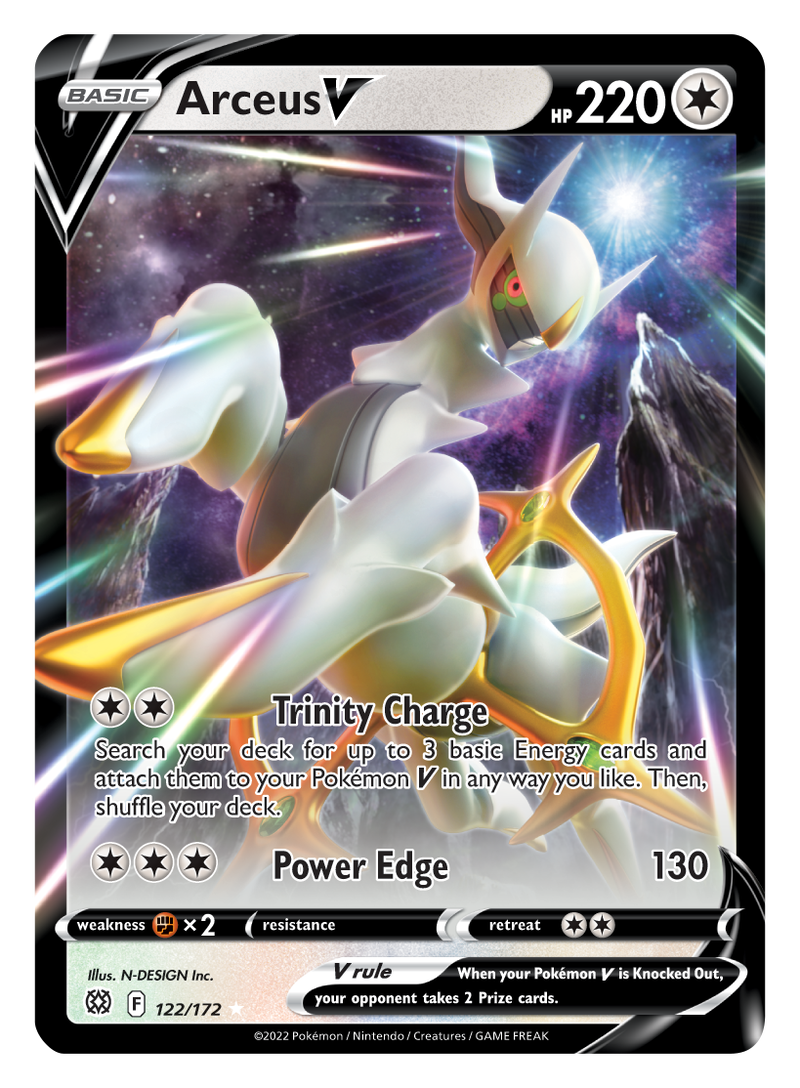Arceus V (122/172) [SWSH09: Brilliant Stars]