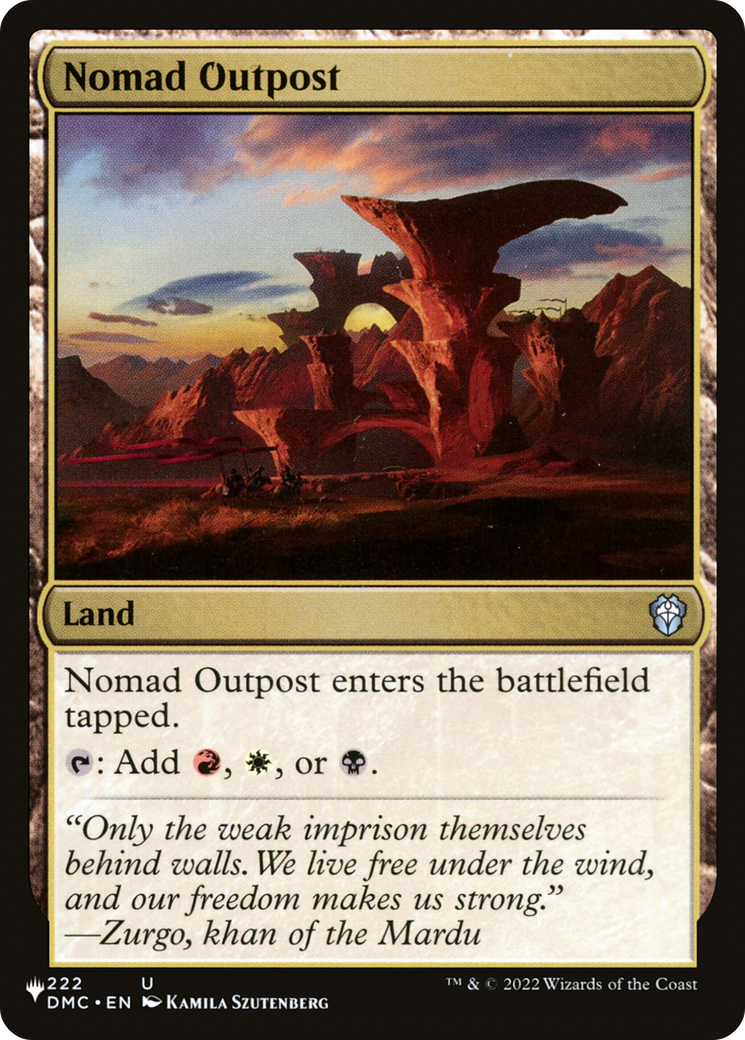 Nomad Outpost (222/048) [The List Reprints]