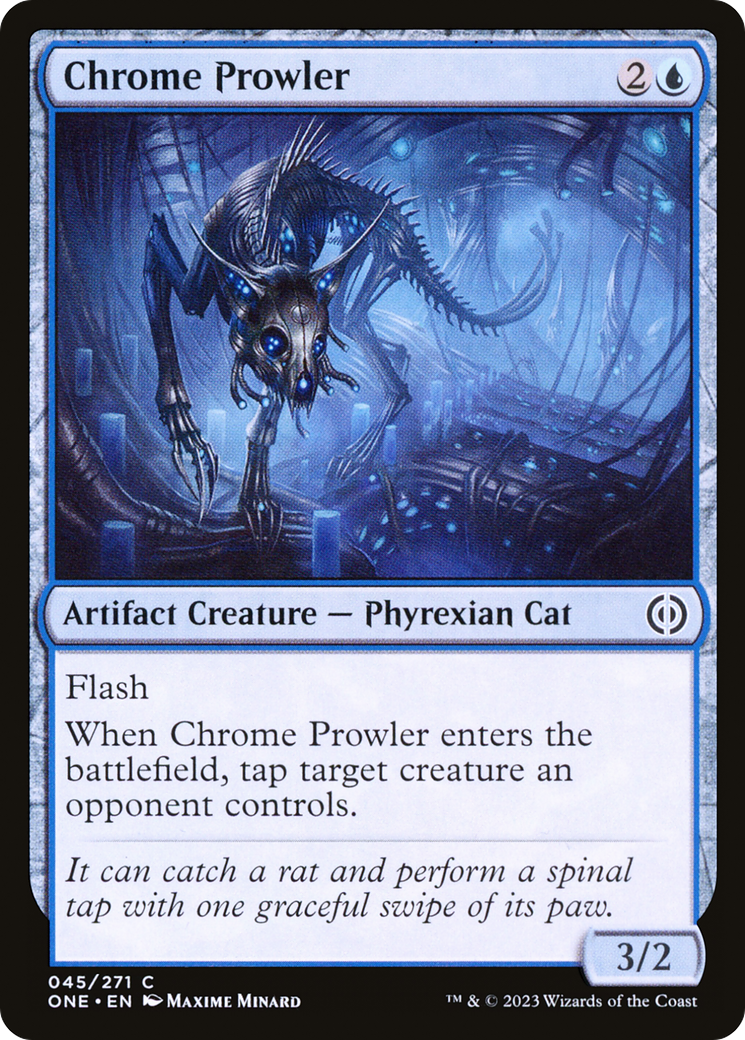 Chrome Prowler (45) [Phyrexia: All Will Be One]