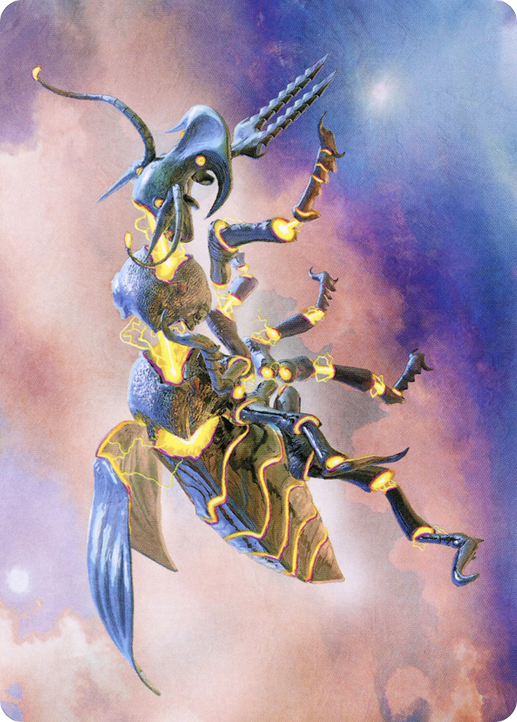 Zabaz, the Glimmerwasp Art Card (65) [Art Series: Modern Horizons 2]