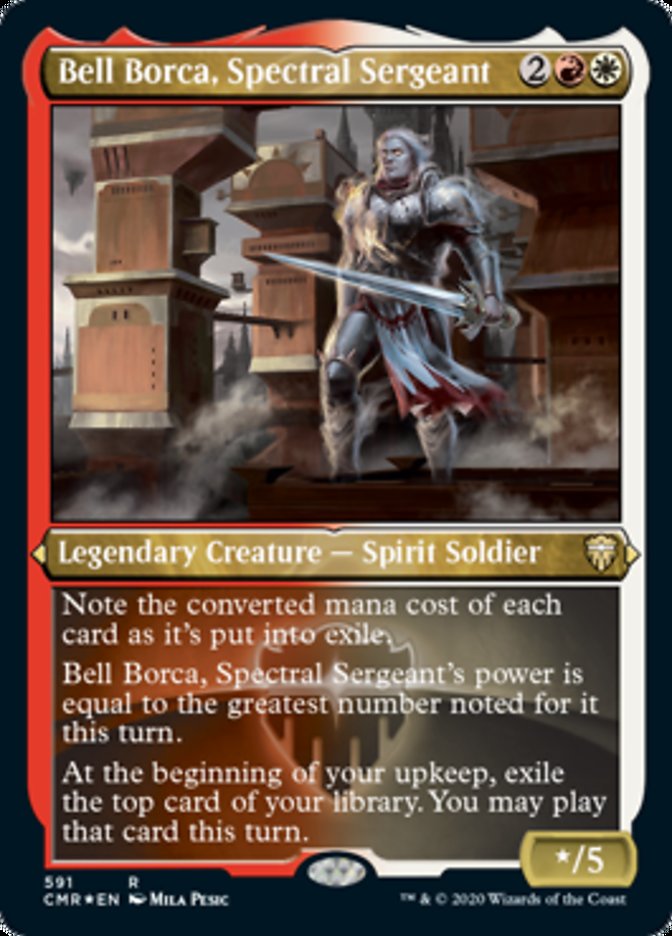 Bell Borca, Spectral Sergeant (Foil Etched) (591) [Commander Legends]