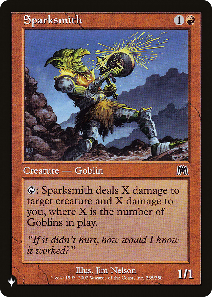 Sparksmith (235/350) [The List Reprints]