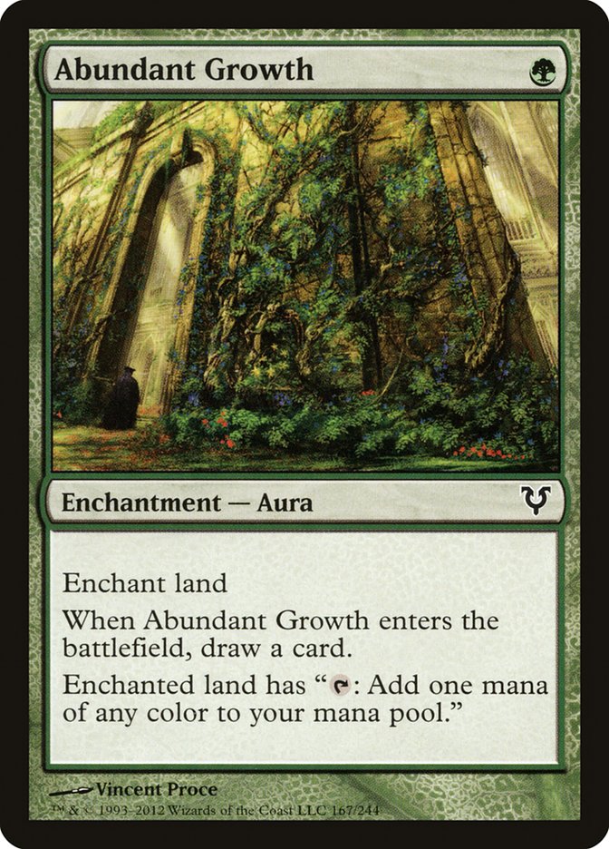 Abundant Growth (167) [Avacyn Restored]