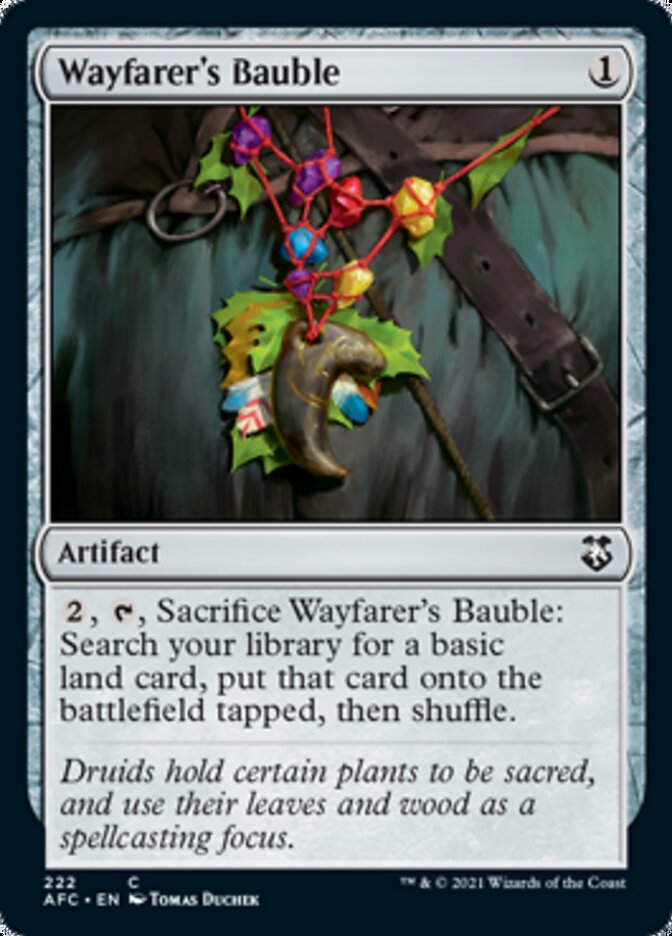 Wayfarer's Bauble (222) [Commander: Adventures in the Forgotten Realms]