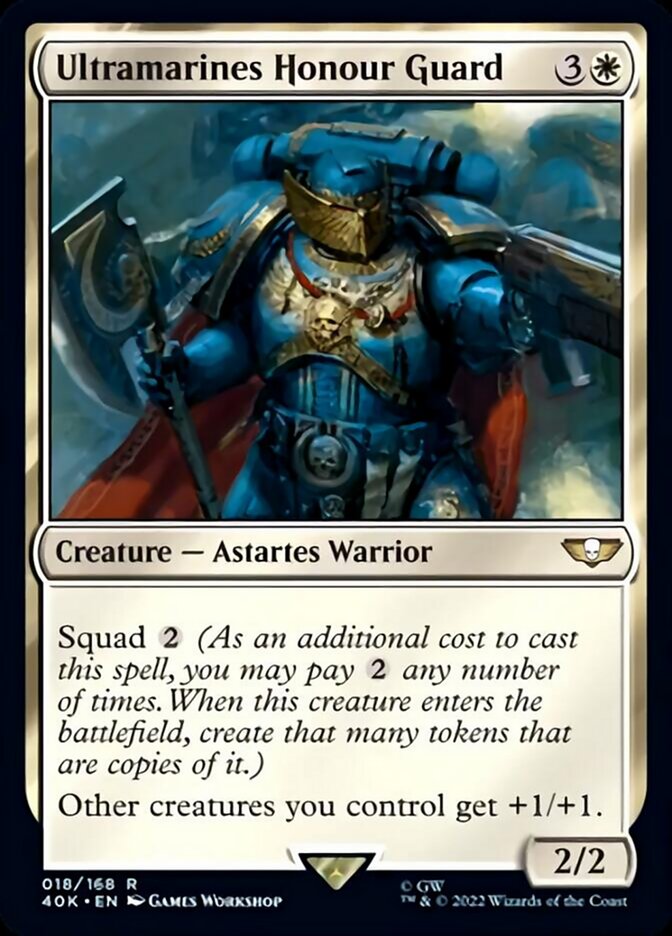 Ultramarines Honour Guard (Surge Foil) (18) [Universes Beyond: Warhammer 40,000]