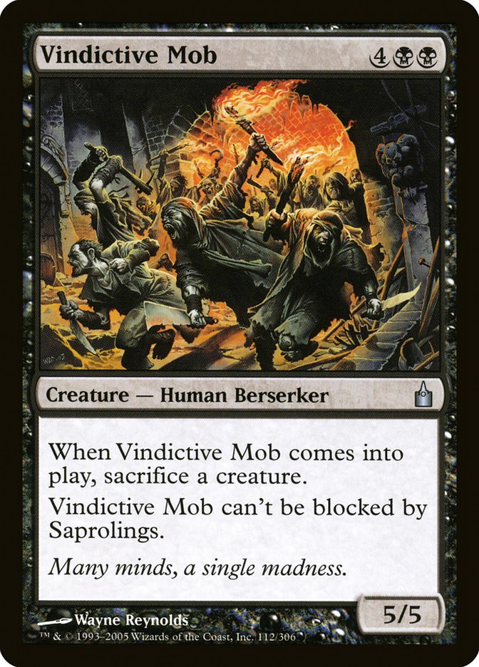 Vindictive Mob (112) [Ravnica: City of Guilds]