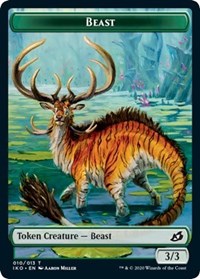 Beast (010) // Snake Double-Sided Token (10 // 15) [Commander 2020]