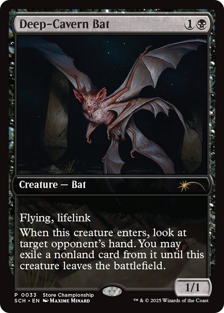 Deep-Cavern Bat (33) [Game Day & Store Championship Promos]