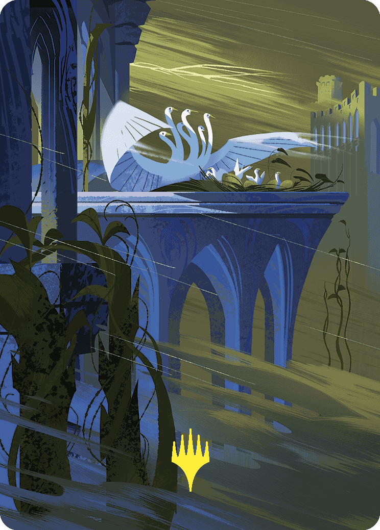 Doubling Season Art Card (Gold-Stamped Planeswalker Symbol) (71) [Art Series: Wilds of Eldraine]